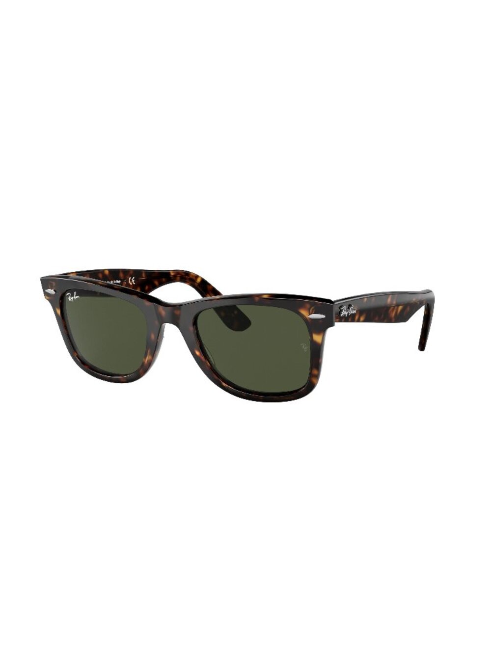 New Ray-Ban Unisex Sunglasses Havana Square Green Lens Acetate Frame Ray Ban 50